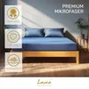 Lavea® Spannbettlaken 120x200 cm, Mikrofaser Spannbetttuch Produktbild-Vorschau 6