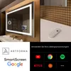 Artforma Badspiegel SMART 130x70 cm - mit LED Beleuchtung - Produktbild-Vorschau 4
