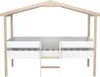 HAUSBETT PILOTI MIT LATTENROST / Kinderbett 90x190 - Weiß Produktbild-Vorschau 5