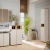 Badschrank Vicco Didi Weiß/Artisan 30 x 192 cm mit 2 Türen, Produktbild-Vorschau 5