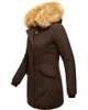 Marikoo Karmaa Damen Winter Jacke Stepp Parka Mantel Produktbild-Vorschau 4