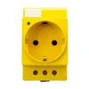 Reltech DIN-Schienen-Steckdose 230 V, 16 A, LED, grau, 1 Produktbild-Vorschau 2