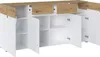 Sideboard Rimini Kommode 4-türig 180x40x86cm grifflos Farbe Produktbild-Vorschau 3