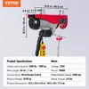 VEVOR 500-1000kg Elektrische Seilwinde Motorwinde Seilzug Produktbild-Vorschau 10