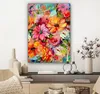 MuchoWow® - Leinwandbilder - Blumen - Farbenfroh - Kunst - Produktbild-Vorschau 7
