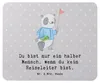 Mr. & Mrs. Panda Mauspad Reiseleiter Herz - Grau Pastell - Produktbild-Vorschau 1
