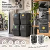 Sada 4 odpadkových košů SORTIBOX II - objem: 4x25 l, barva: Voir les images du produit 6