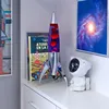 FISURA – Lila lavalampe "Rocket" met zwarte voet, paarse Productafbeelding-voorbeeld 5
