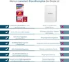 A comparison chart showing the benefits of sanotact EisenKomplex versus 'Others'. Produktbild-Vorschau