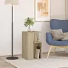 vidaXL Odkládací stolek Sonoma dub 35x35x60 cm materiál na Náhled obrázku produktu 2