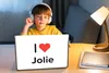 MuchoWow® Laptop Aufkleber Sticker Cover Ich liebe - Jolie Produktbild-Vorschau 3