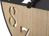 Mauro Ferretti Wanduhr Palme Ø 60x2,5 cm schwarz braun Produktbild-Vorschau 3