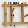 Garderobenständer, Wandhaken, Holz Wandgarderobe, Produktbild-Vorschau 8