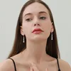 GW Damen Ohrringe Silber 925 Hängend Zirkon Mondstein Produktbild-Vorschau 3