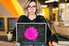 MuchoWow® Laptop Aufkleber Sticker Cover Blumen - Aquarell Produktbild-Vorschau 5