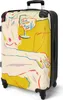 NoBoringSuitcases.com® Großer Koffer - Frau - Kunst - Produktbild-Vorschau 2