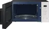 An open microwave with its interior visible, showing the turntable and control panel. Náhľad obrázku produktu