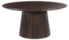 Livingfurn Salontafel Salvator Walnoot Ø80cm Mangohout Rond Productafbeelding-voorbeeld 2