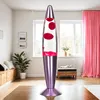 Lavalampe Pink 36 cm hoch mit Leuchtmittel Kabelschalter Produktbild-Vorschau 2