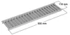 ACO Self® Rost Stegrost Stahl verzinkt 50cm Rinnenrost Produktbild-Vorschau 2