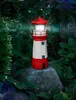 Solar Leuchtturm mit LED Drehlicht für außen | automatische Produktbild-Vorschau 5