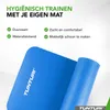 Tunturi NBR Yogamat met Draagtas - Fitnessmat Extra dik & Productafbeelding-voorbeeld 3