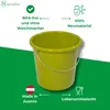 Novaliv 3 pezzi secchio 5L verde con bilancia - Secchio per Anteprima dell’immagine prodotto 1