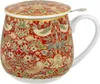 DUO ART GALLERY Fassbecher 430 ml STRAWBERRY THIEF RED mit Produktbild-Vorschau 2