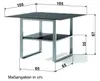 Gartentisch >Lounge< in Beton dunkel, eisengrau - Produktbild-Vorschau 2