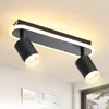 ZMH lampa sufitowa LED reflektor sufitowy 2 płomienna lampa Podgląd zdjęcia produktu 1