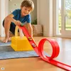 Autoracebaan 4 m voor kleine autootjes, rode baan met Productafbeelding-voorbeeld 6