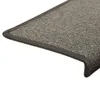 Teppich-Treppenstufen 15 Stk. 65x21x4 cm Dunkelgrau Produktbild-Vorschau 4