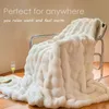 Kuscheldecke Kaninchen Plüsch Decke Kunstfell Warme Produktbild-Vorschau 5