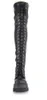 Buty damskie SHAKER-374 marki DemoniaCult, czarny , EU 38, Podgląd zdjęcia produktu 2