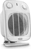 A white De'Longhi electric heater is shown from a three-quarter angle against a white background. Produktbild-Vorschau