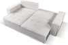 Ecksofa Schlafsofa FLOSI Stoff Raven Anthrazit Ottomane Produktbild-Vorschau 2