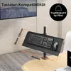 Tastaturablage mit Stangenhalterung, 65,3 × 24,9 cm, für Produktbild-Vorschau 3