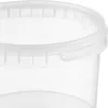 BenBow vedro s vekom 0,5 l x100 Transparentné - bezpečné Náhľad obrázku produktu 3