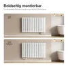 EMKE Heizkörper Flach 63 x 100,6 cm Doppellagig 1308 W Weiß Produktbild-Vorschau 5