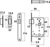 AXA Türschloss 7169 - für WC/Badezimmer TL63 - 8 - Schloss Produktbild-Vorschau 2