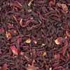A close-up, overhead view of dried hibiscus flowers. Náhled obrázku produktu