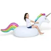 Große aufblasbare Einhorn Pool Float Floatie Fahrt auf mit Produktbild-Vorschau 5