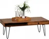 Wohnling Table basse en bois massif de Sheesham 120 x 60 x Voir les images du produit 1