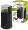 The image shows a coffee grinder and its packaging. Podgląd zdjęcia produktu