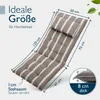 Beautissu Premium Hochlehner Auflage Kopfpolster Sun Produktbild-Vorschau 3