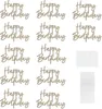 Oblique Unique 12er Set Happy Birthday Torten Kuchen Topper Produktbild-Vorschau 3