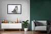 MuchoWow® Gerahmtes Poster Porträt einer grauen Maine Coon Produktbild-Vorschau 5