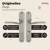 DOMINO Türgriff 78 Drückergarnitur WC - Badezimmer Set | Produktbild-Vorschau 8