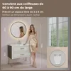 S'AFIELINA miroir salle de bain LED 60 cm rond, tactile, Voir les images du produit 2