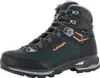 A single black and gray hiking boot with orange accents and laces is shown against a white background. Voir les images du produit